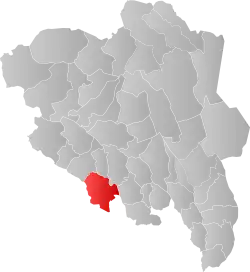 Sør-Aurdal within Innlandet