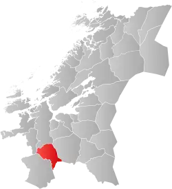 Rennebu within Trøndelag