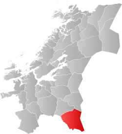 Røros within Trøndelag