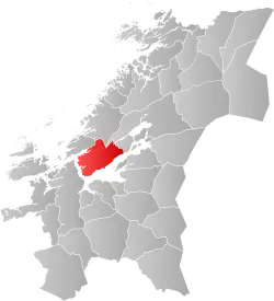 Indre Fosen within Trøndelag