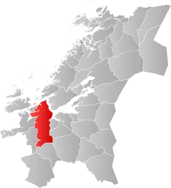 Orkland within Trøndelag