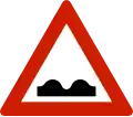Uneven road