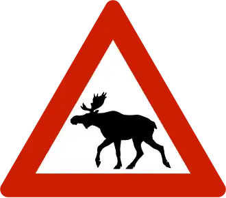 Norwegian road sign