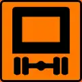 Route for vehicles with dangerous goods