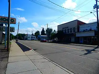Downtown Cherry Creek with NY&nbsp;83 running through the center