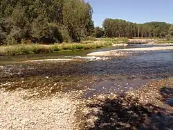 Another view of the union of the Luna and Omaña rivers, forming the Órbigo