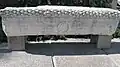 Lintel inscribed with menorah