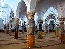 The An-Naga mosque is a 1610 reconstruction of a 10th-century mosque, it has original richly decorated Roman capitals crowning the forest of columns in its multi-domed hall.[72]