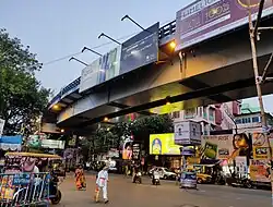 Dum Dum Road and Jessore Road Junction, Nagerbazar Crossing