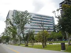 Company headquarters building