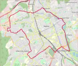 Location of Nancy