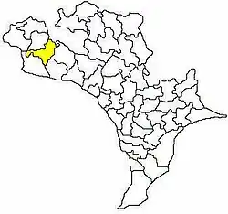 Mandal map of NTR district showing