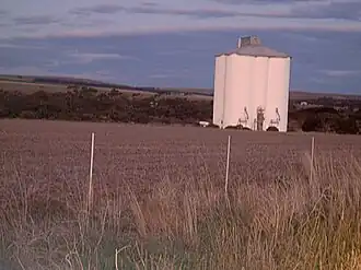 Grain silo at Nantawarra in the north of the hundred