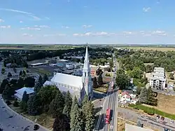 Aerial view of Napierville