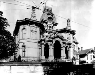 Former Napoleon Hill mansion (1881–1930).