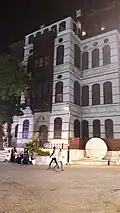Traditional "rawashin" bay windows on Nasseef House in Jeddah, Saudi Arabia[6]