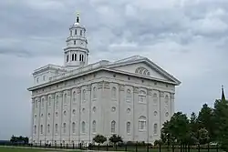 The back of the temple.