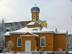 Tatar mosque in the city Navahrudak, Belarus