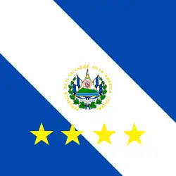 Naval jack of El Salvador