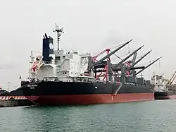 Belships carrier Belmoira in the port of Casablanca