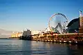Navy Pier was built as part of the 1909 Plan of Chicago.