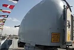 4.5-inch Mark 8 naval gun on board Argyll (prior to refit)