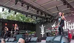 Necrowretch in concert, 2024