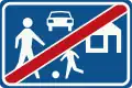 End of Living street