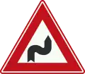 J4: Double bend, first to right