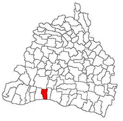 Location in Dolj County