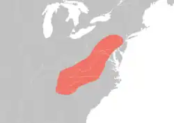 Map of range