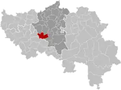 Location of Neupré in Liège province