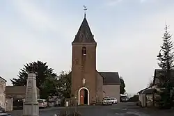 The church of Saint-Gemme, in Neuvillette-en-Charnie
