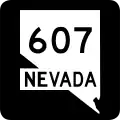 State Route 607 marker
