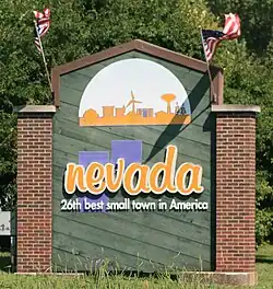 Welcome Sign in Nevada