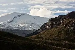 The Nevado del Ruiz in 2019