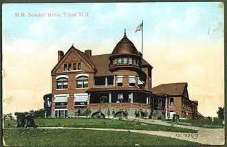 New Hampshire Soldiers' Home, Tilton, New Hampshire, 1890.