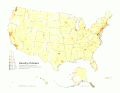 Density of Asian Americans