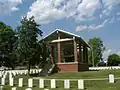 Rostrum of the cemetery
