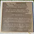 New Brunswick Provincial Cenotaph plaque