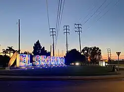 El Segundo's new welcome signage installed in 2024