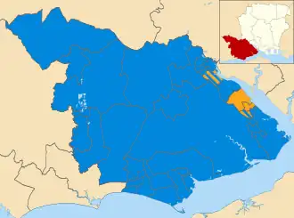 2011 results map