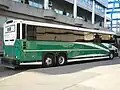 Back view of the 2007 GO bus paint scheme back view