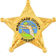 Badge of an MDSO supervising deputy