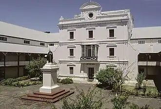 This is a photograph of the New Norcia Benedictine Community, a study retreat.