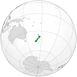 Colony of New Zealand in 1907