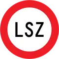New Zealand – Limited Speed Zone (Maximum speed limit is 100&nbsp;km/h (62&nbsp;mph), reduces to 50&nbsp;km/h (31&nbsp;mph) if dangerous conditions exist such as bad weather)