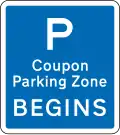 Coupon Parking Zone Begins