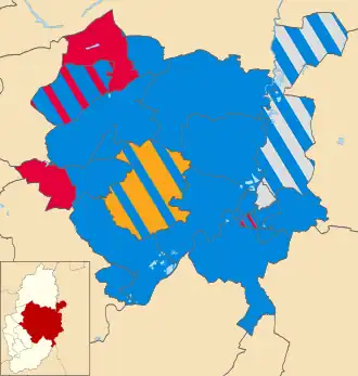 2019 results map