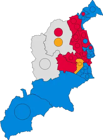 2018 results map